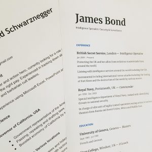 CV en ligne