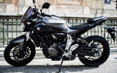 conduite d'une Yamaha