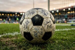 Ballon football signé