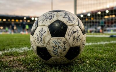 Ballon football signé