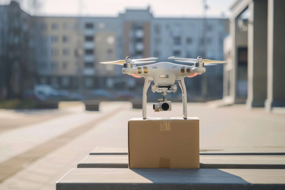 La première livraison par drone : un colis inédit livré dans le ciel britannique