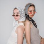 Foulard femme imprimé